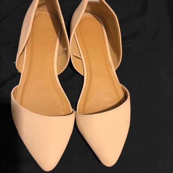 Charlotte Russe Shoes - Charolette Russe tan flats - never worn Charlotte Russe Shoes - Charolette Russe tan flats - never worn